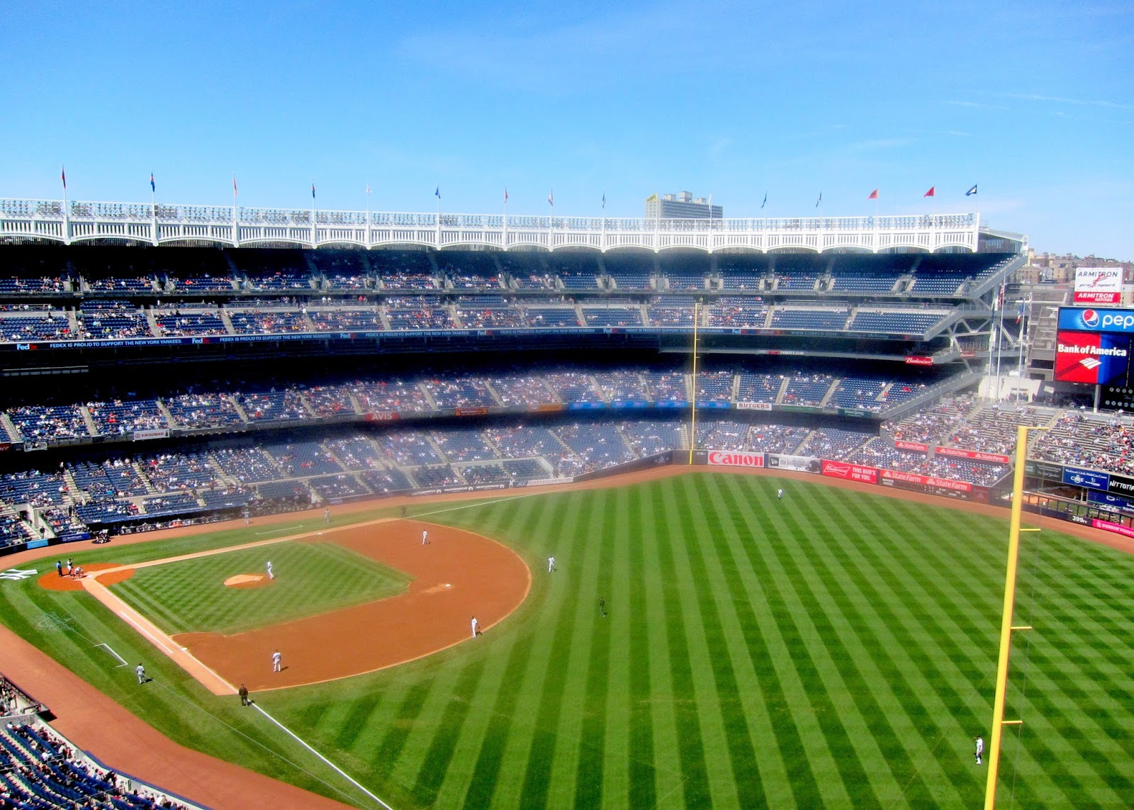 kellogg bloggin' Three Beautiful Things 04/16/16 Yankee Stadium Upper