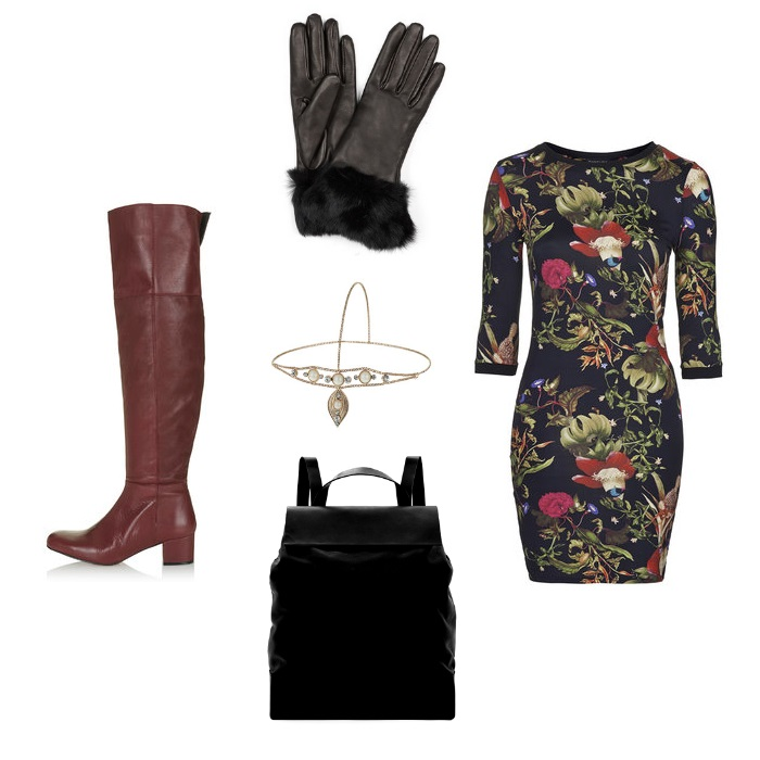 Illustrated Moodboard: Holiday Party Outfits