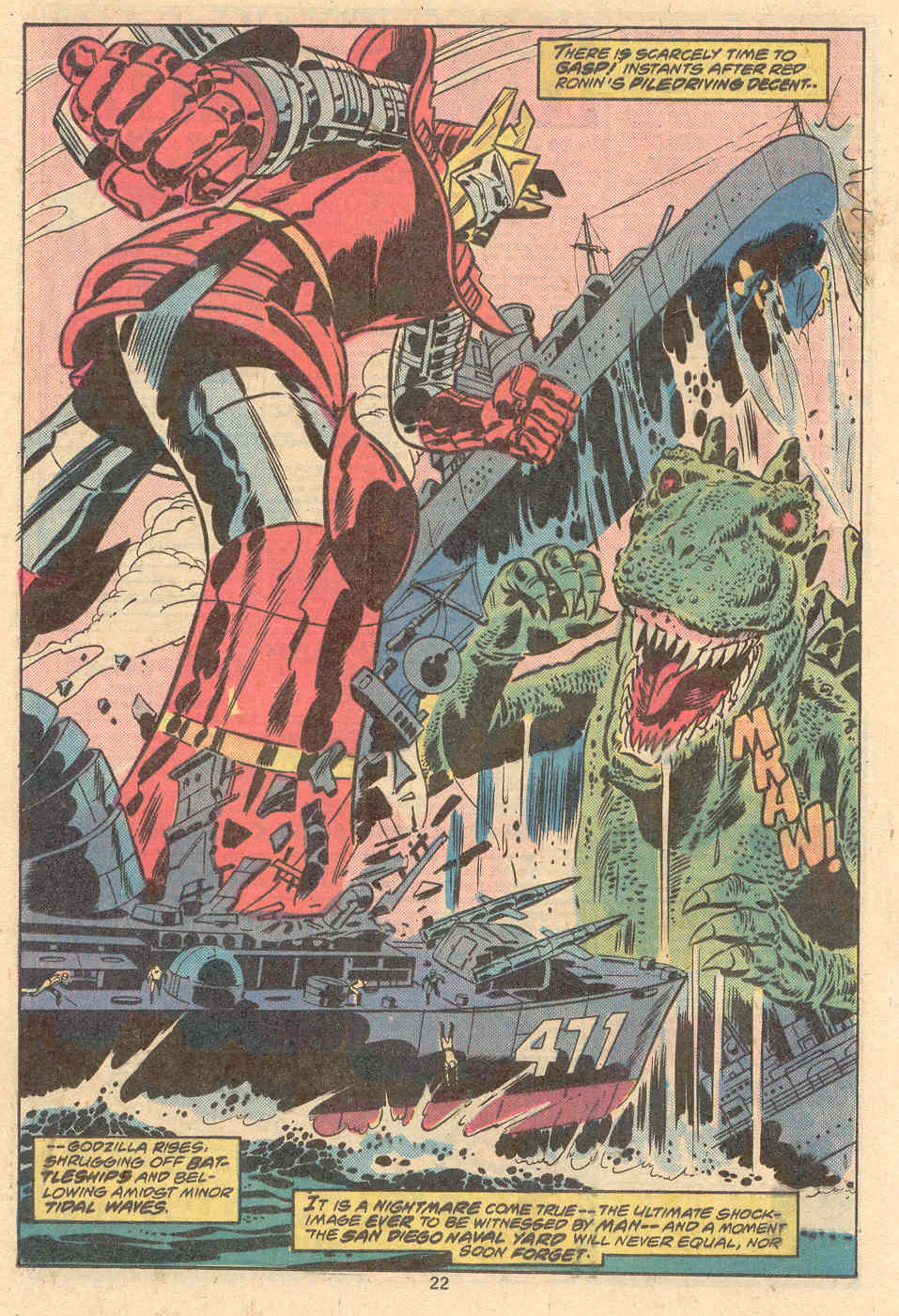 Read online Godzilla (1977) comic -  Issue #8 - 13