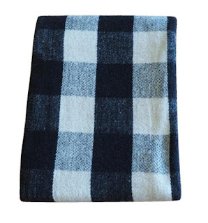  black-and-cream-checkered-wool-blanket