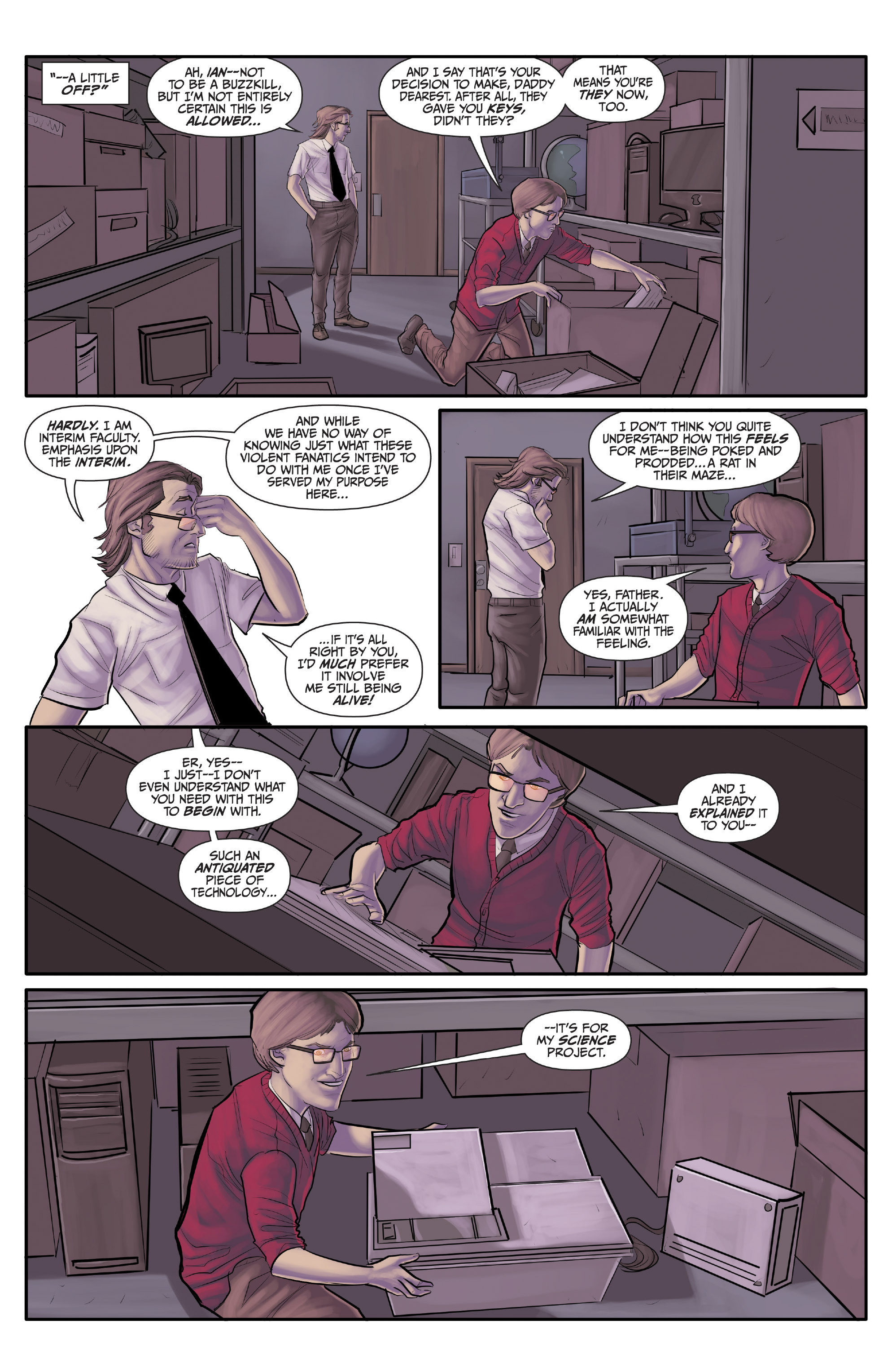 Read online Morning Glories comic -  Issue #42 - 17