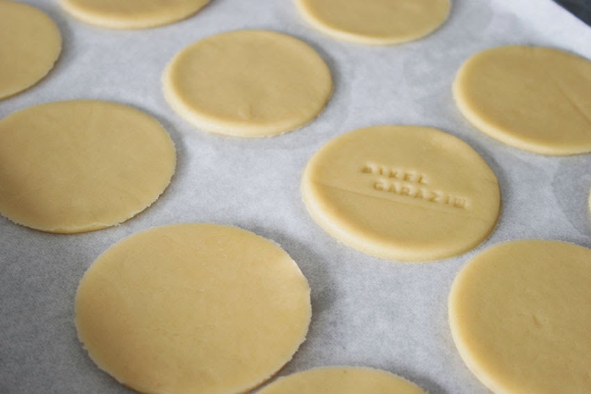 Galletas redondas al horno