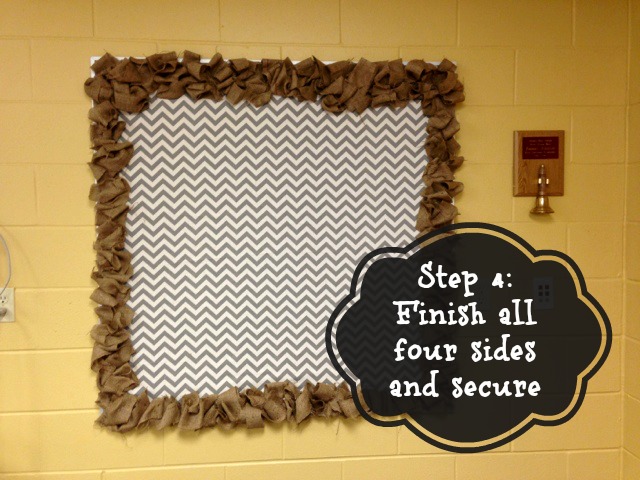 DIY Burlap Bulletin Board Grace Filled Interiors DIY Burlap Bulletin Board Grace Filled Interiors