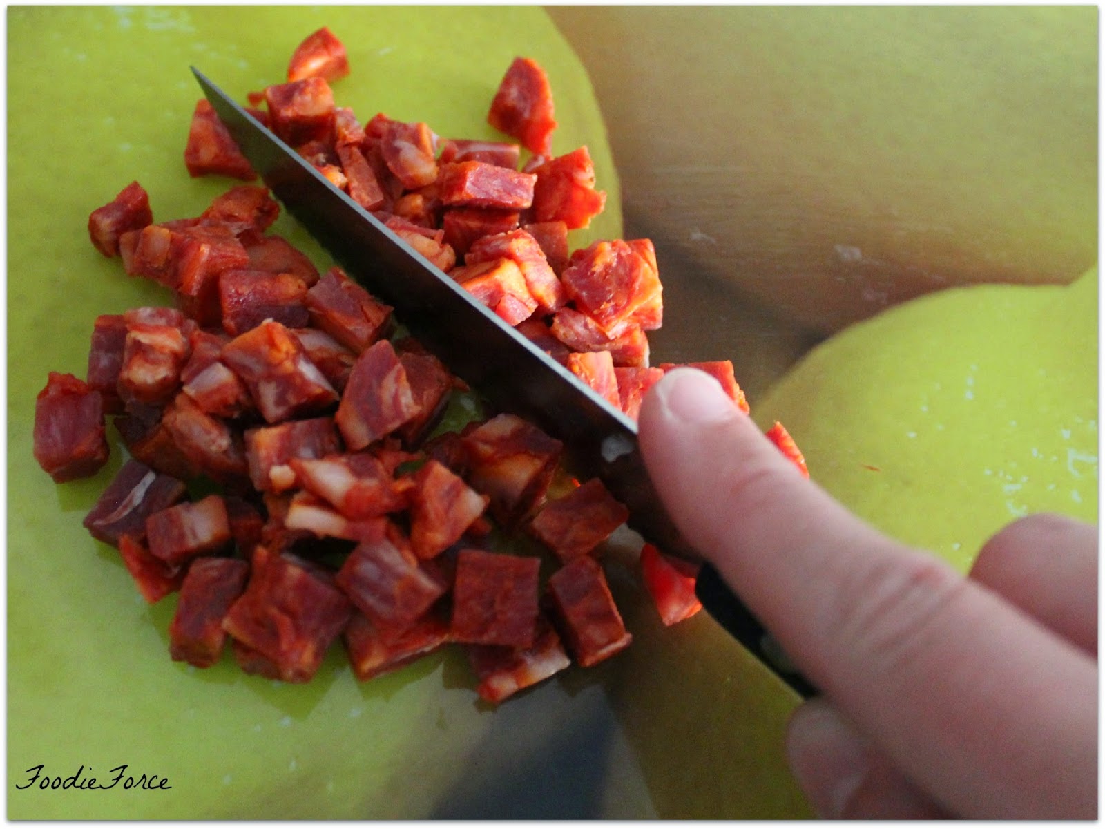 Foodie Force Scallops, chorizo and pancetta