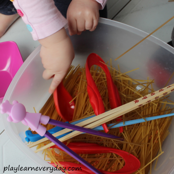 Chinese New Year Fine Motor Sensory Bin Play and Learn Every Day