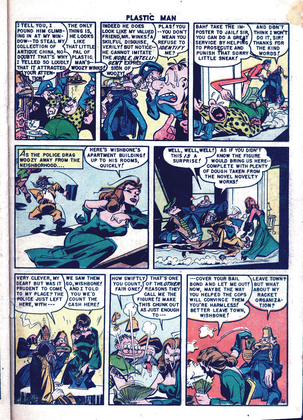 Read online Plastic Man (1943) comic -  Issue #49 - 21