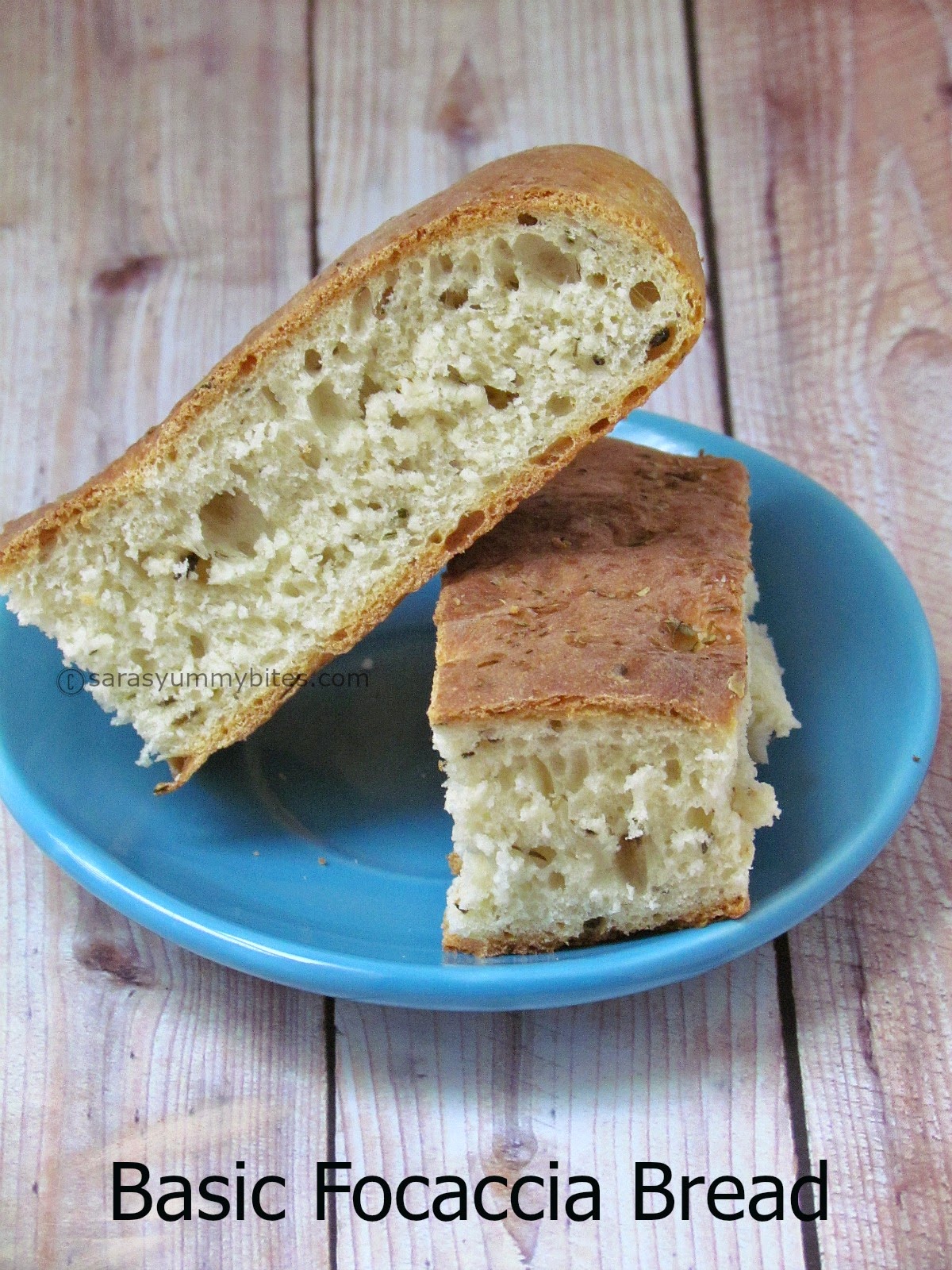 Basic Focaccia Bread SarasYummyBites