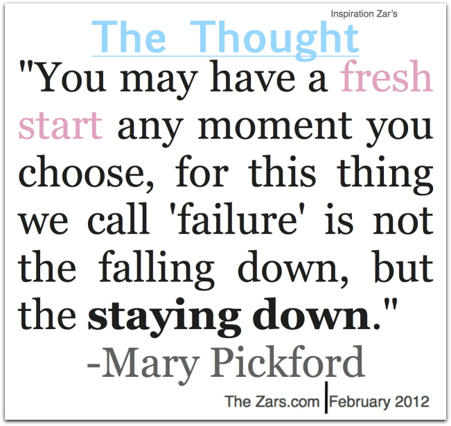 life inspiration quotes: Overcome failure- Just a little inspiration