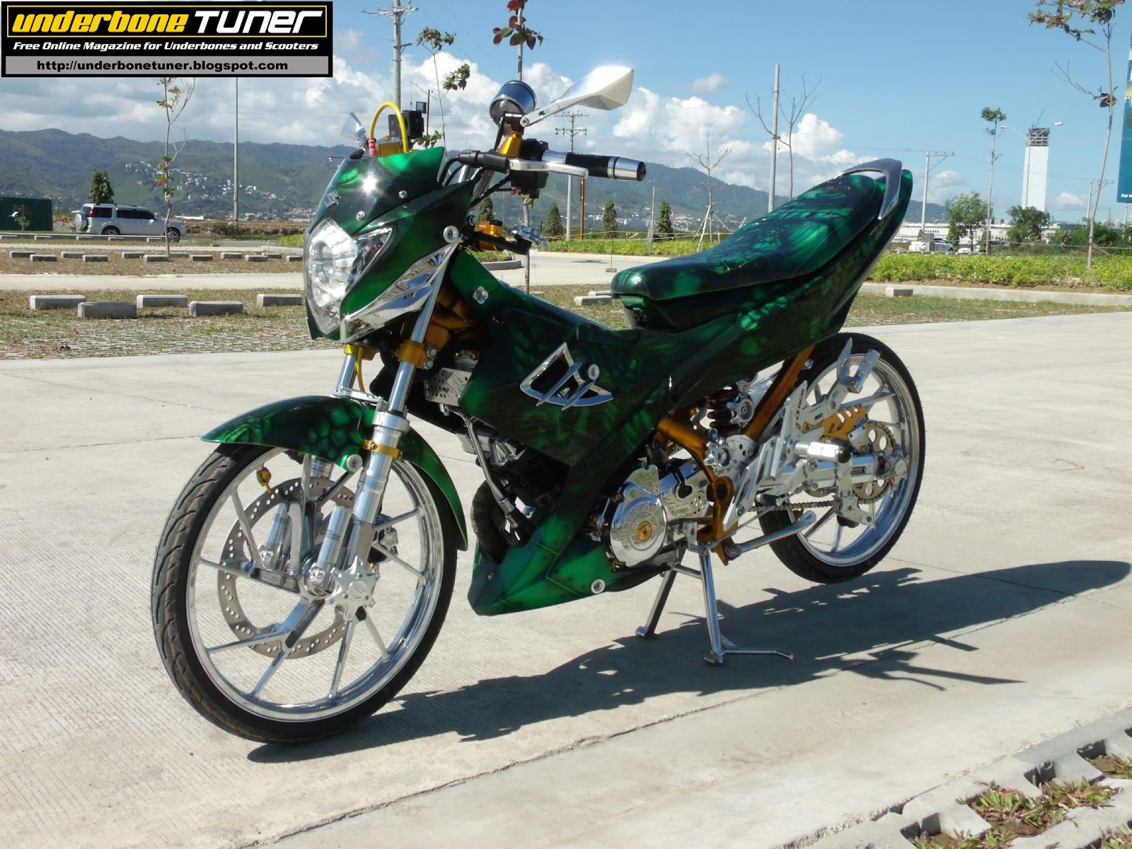 underbone tuner: Gamma Powered Suzuki Raider 150 from Talisay Cebu