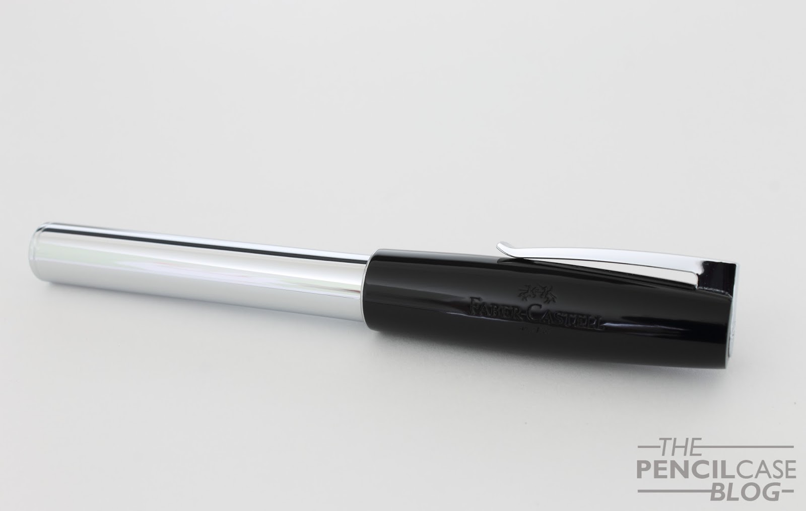 Faber-Castell Loom Fountain Pen Extra Fine Point Shiny Gunmetal Black 149242 New 