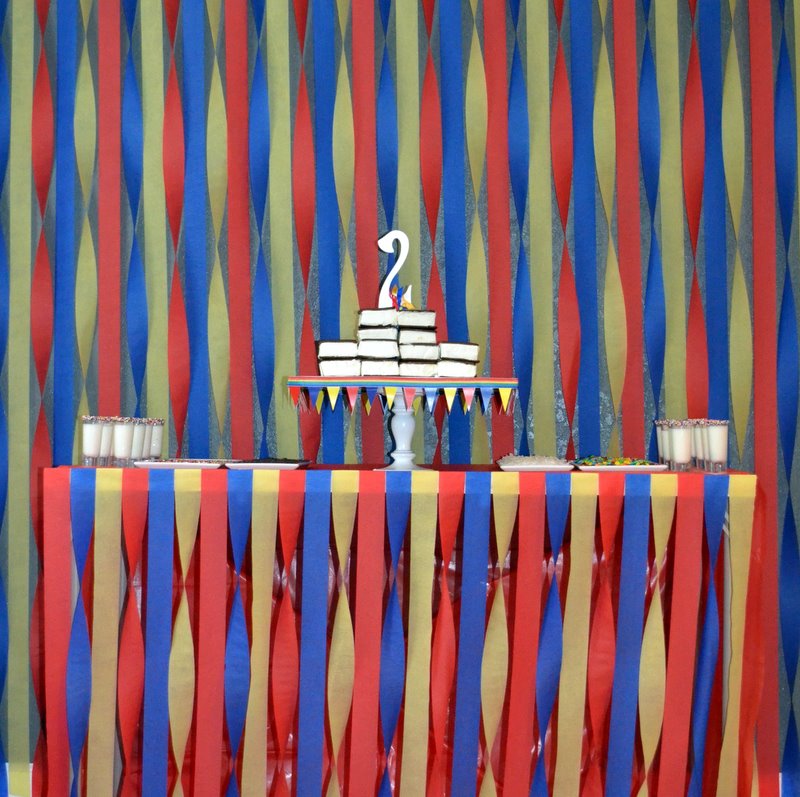 Elle Belle Creative Crepe Paper Dessert Table