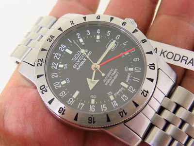 Maximuswatches Jual Beli Jam Tangan Second Baru Original Koleksi Jam Maximus Www Maximuswatches Com Glycine Airman 2000 Military World Timer Automatic Eta Cal 2893 2 Sold