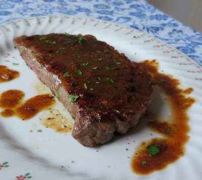 Sirloin Steak with a Ginger Butter Sauce