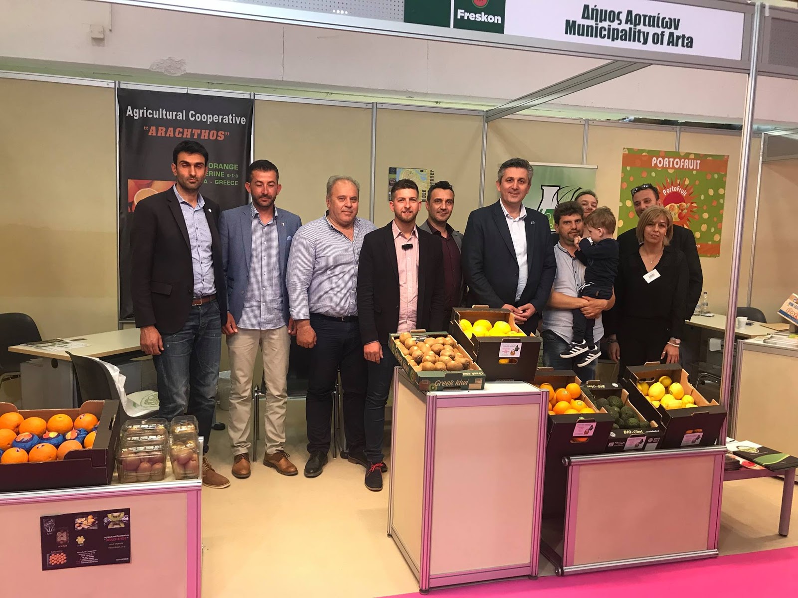 Αποτέλεσμα εικόνας για Στη διεθνή έκθεση FRESKON συμμετείχε ο Δήμος Αρταίων με τοπικές αγροτικές επιχειρήσεις