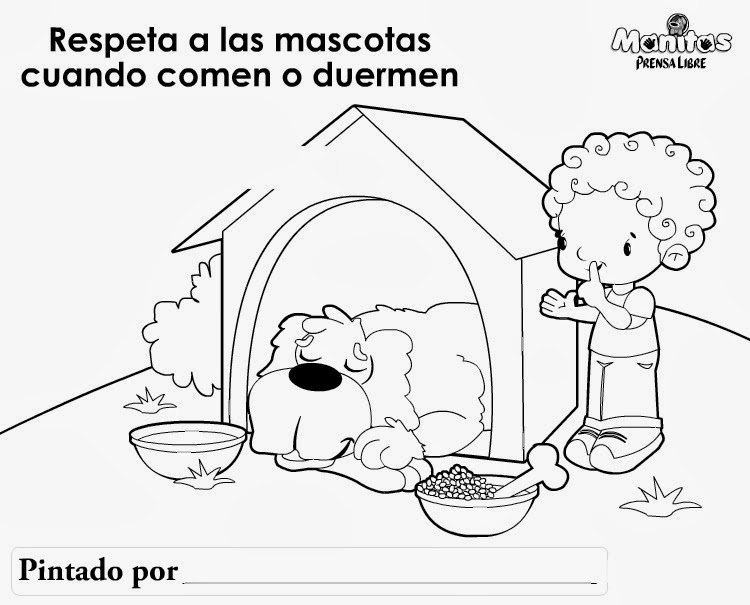 Imágenes de valores para colorear