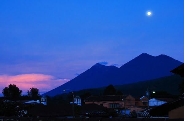 Moonrise Over Acatenango