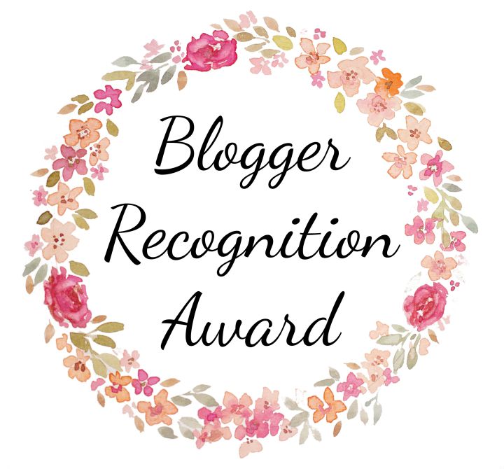 BLOGGER RICOGNITION AWARD