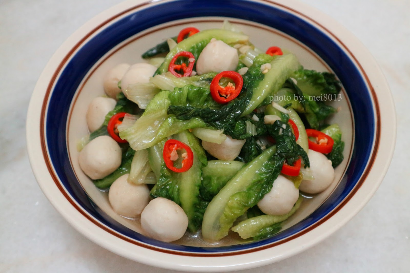 Shrimp Sauce stir fried Water Spinach (TungChoi)・蝦醬炒通菜 - AmnesicWife