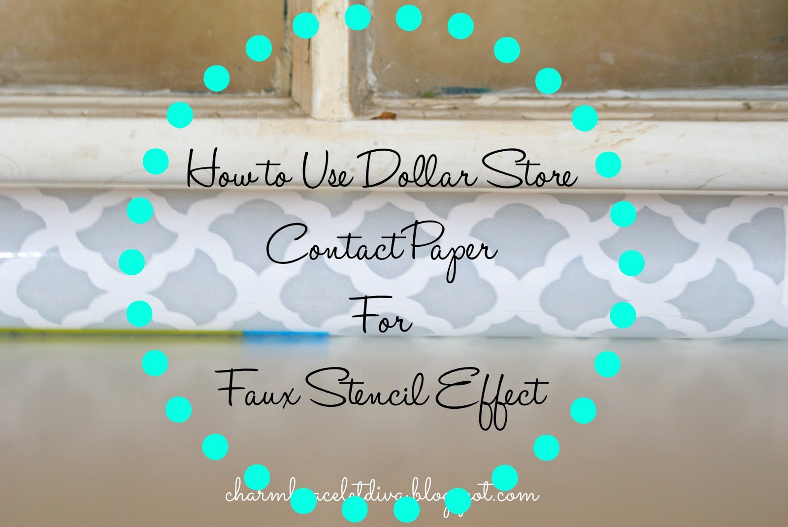 Our Hopeful Home How To Use Dollar Store Contact Paper For Faux