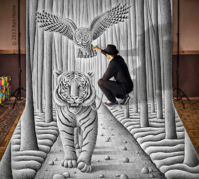 Ben Heine Art and Music Blog: Pencil Vs Camera - 74