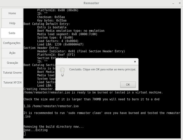 Ferramentas Linux 1 - Backup com Remaster GTK - Dicas Linux e Windows