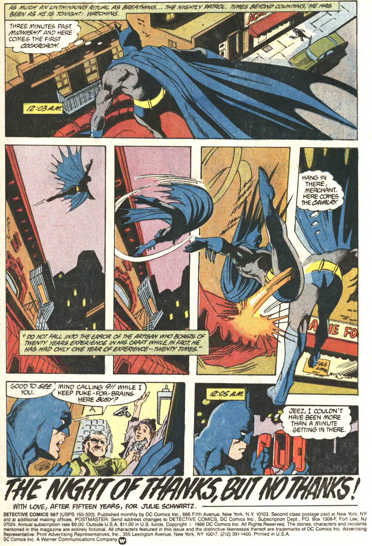 Detective Comics (1937) 567 Page 1