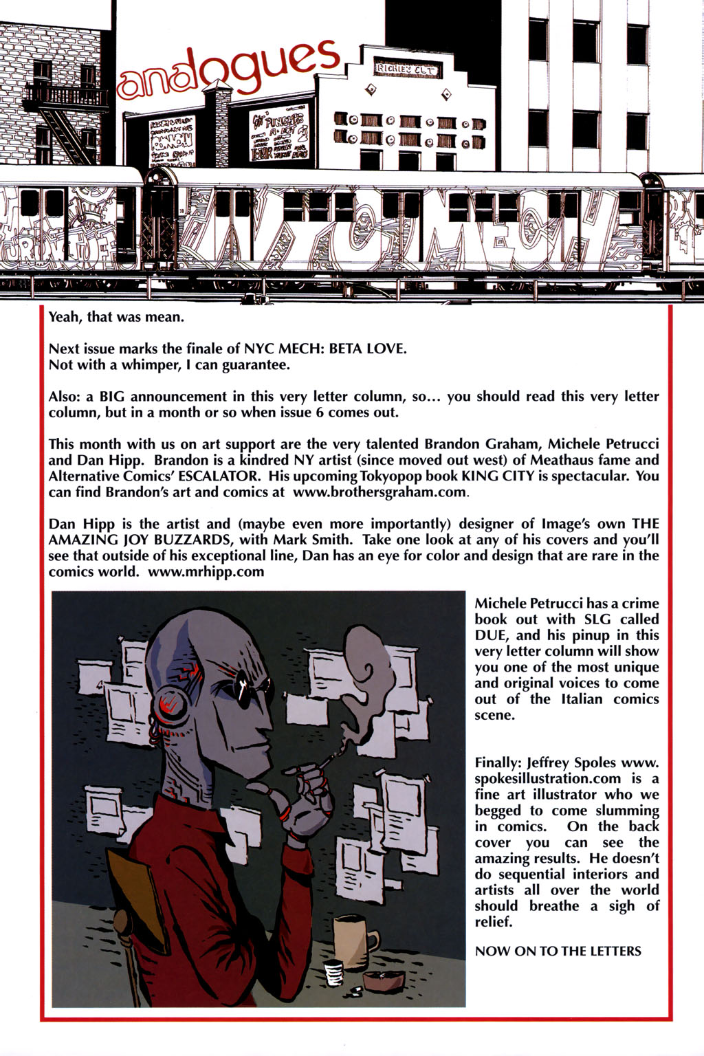 Read online NYC Mech: beta LOVE comic -  Issue #5 - 25