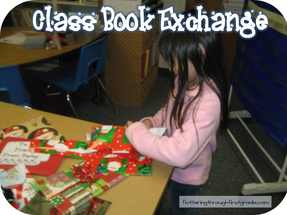 Class Book Exchange Freebie! Fluttering Through First Grade