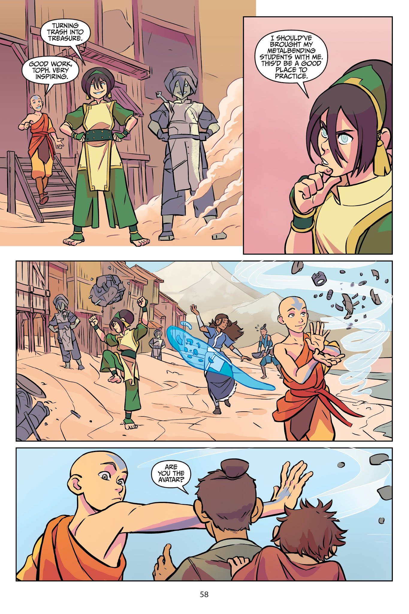 Read online Nickelodeon Avatar: The Last Airbender - Imbalance comic -  Issue # TPB 1 - 59