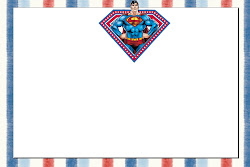 superman printable invitations party ohmyfiesta eng birthday template printables saving remember having before its para