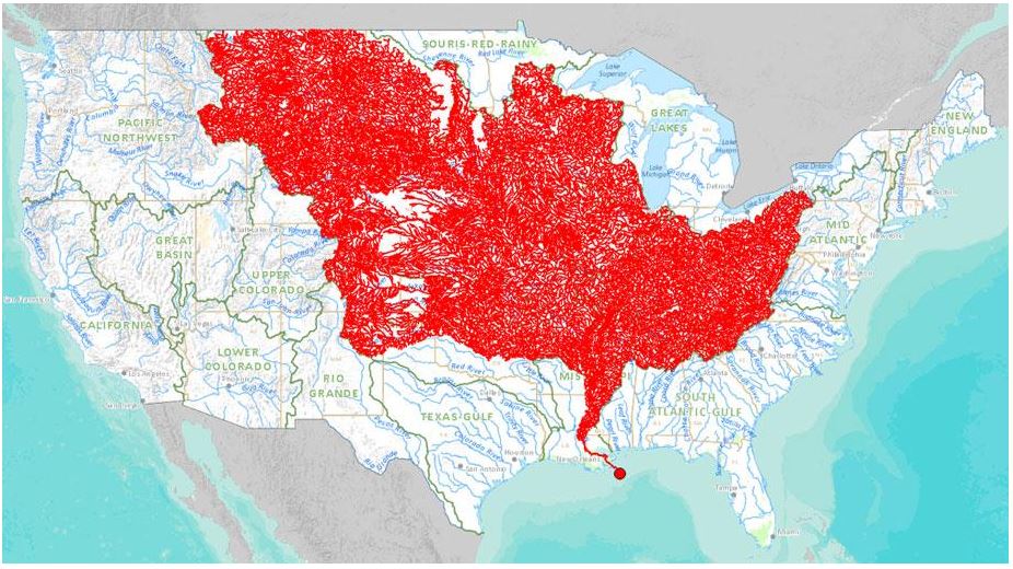 Genea-Musings: The "Rivers of America" Map