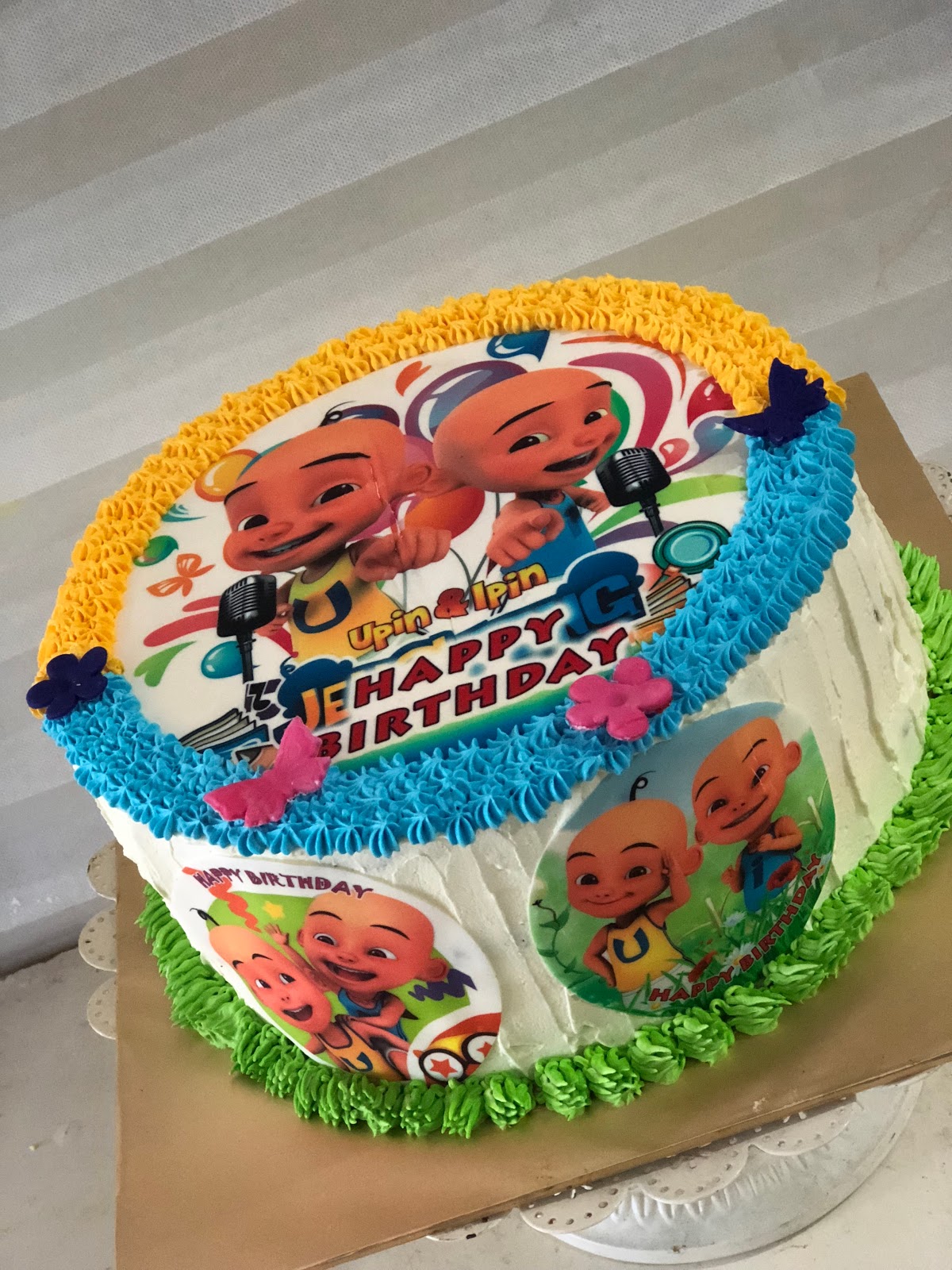 ninie cakes house Upin & Ipin Birthday Cake