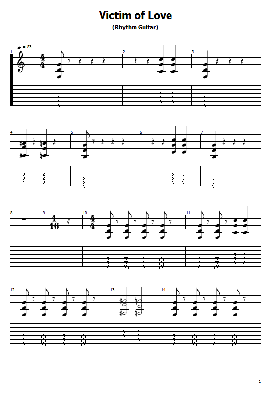 guitar victim eagles play tabs chords bass lyrics rhythm border songs together electric