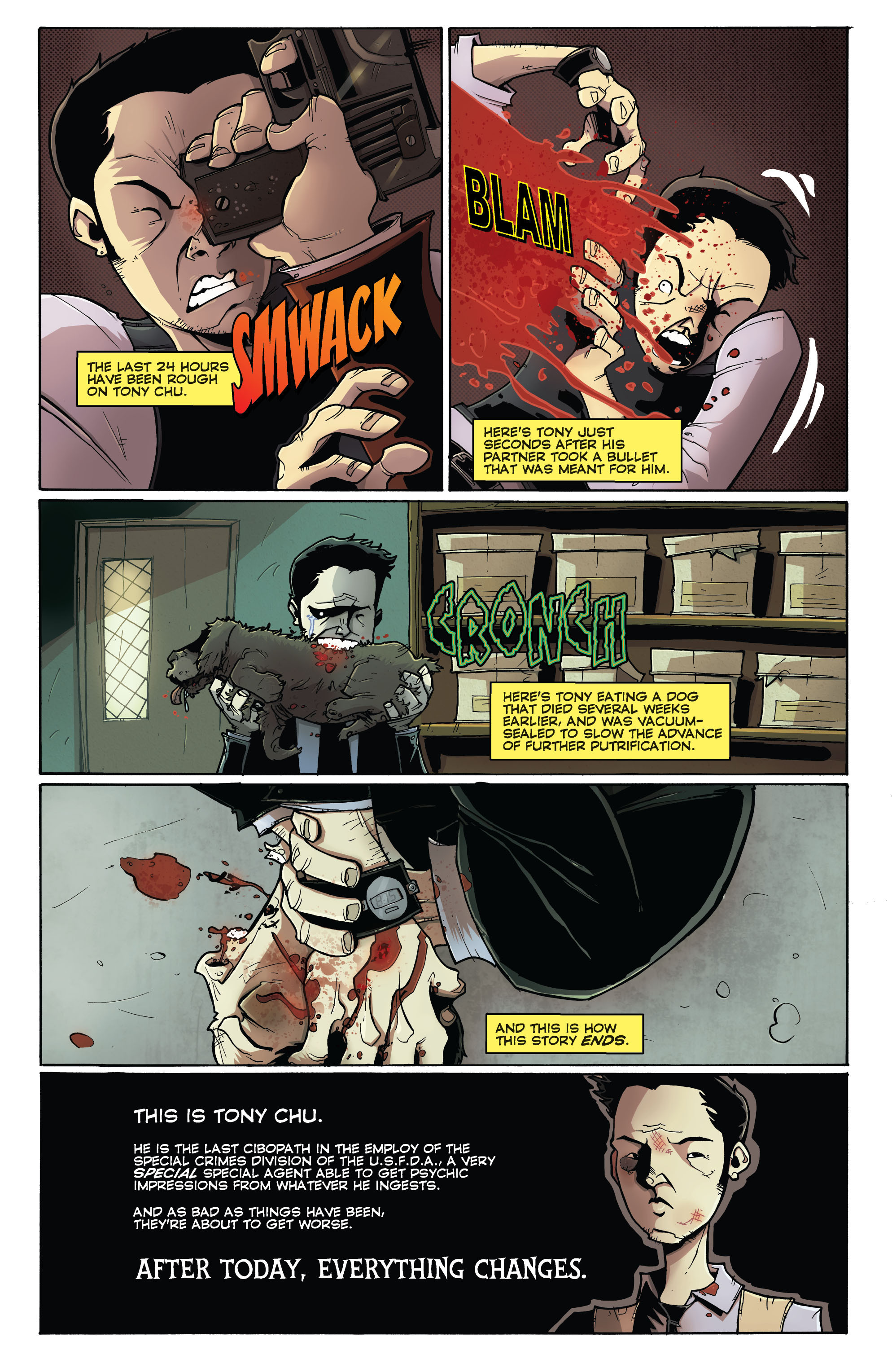 Read online Chew comic -  Issue #5 - 2