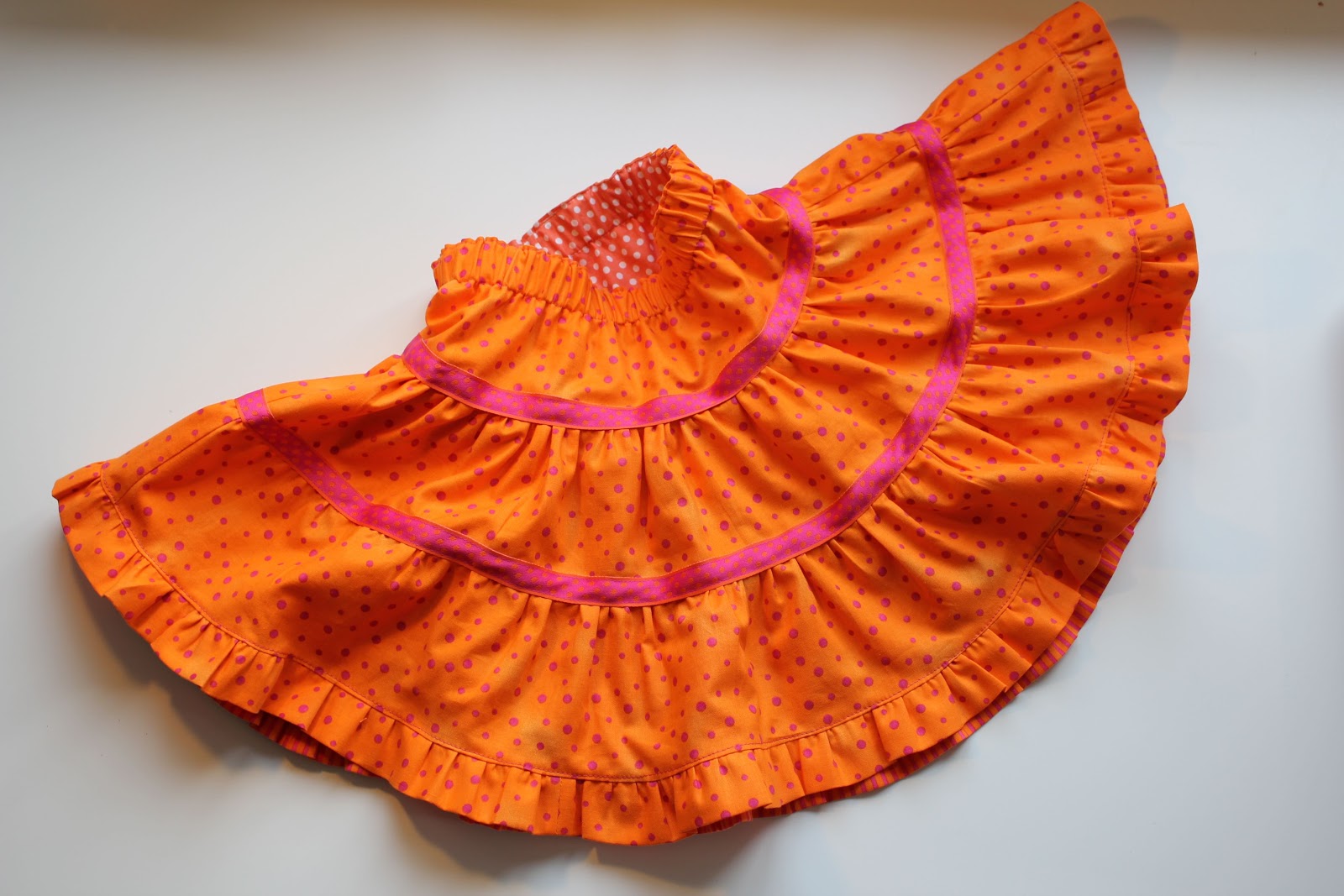 Sew me a fumberlant: Twirly Whirly Reversible Tiered Skirt Tutorial