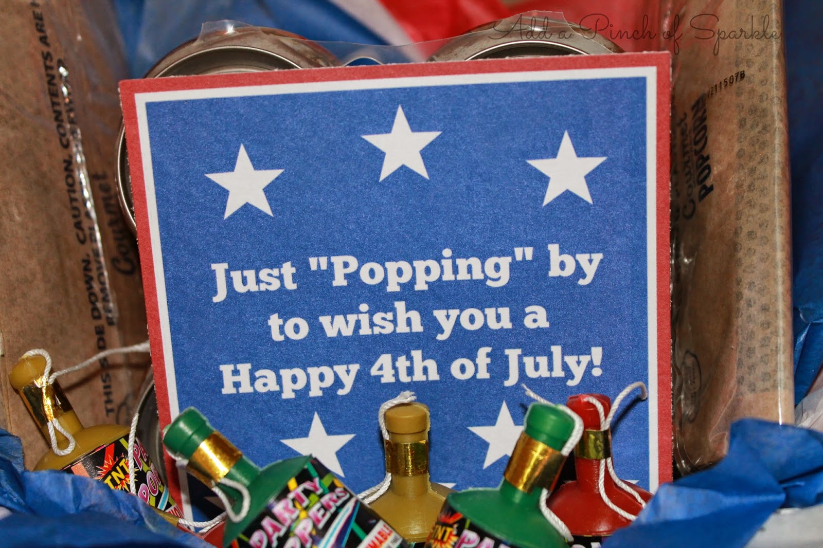 Add A Pinch Of Sparkle: 4th of July Gift Basket