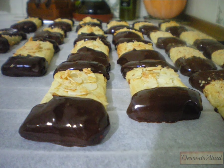 Mandelschnitten (galletas de almendra )