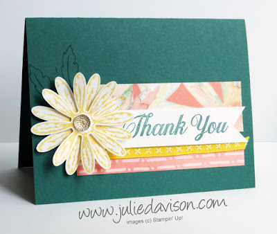 Stampin' Up! Daisy Delight On Stage Make & Take Card ~ www.juliedavison.com