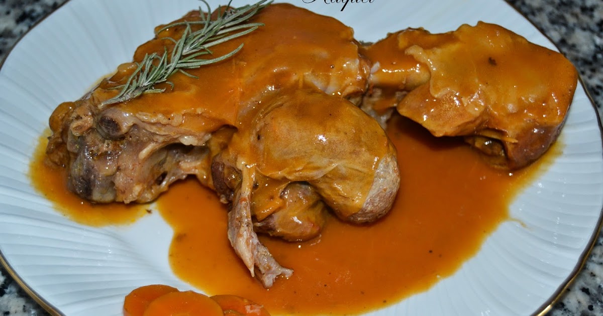 Mi Diversión en la cocina: Codillo en Salsa de Romero