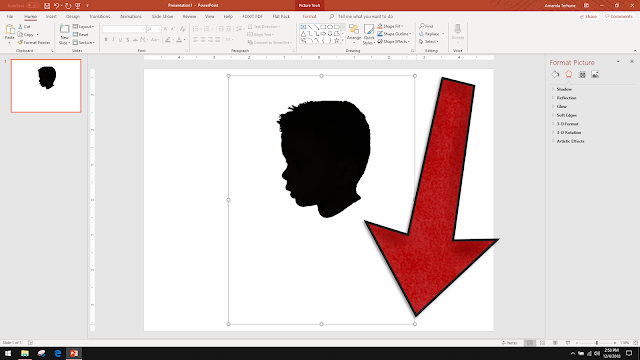 Making a Silhouette Using PowerPoint