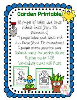 Garden Printable for Toddlers ~ Preschool Printables