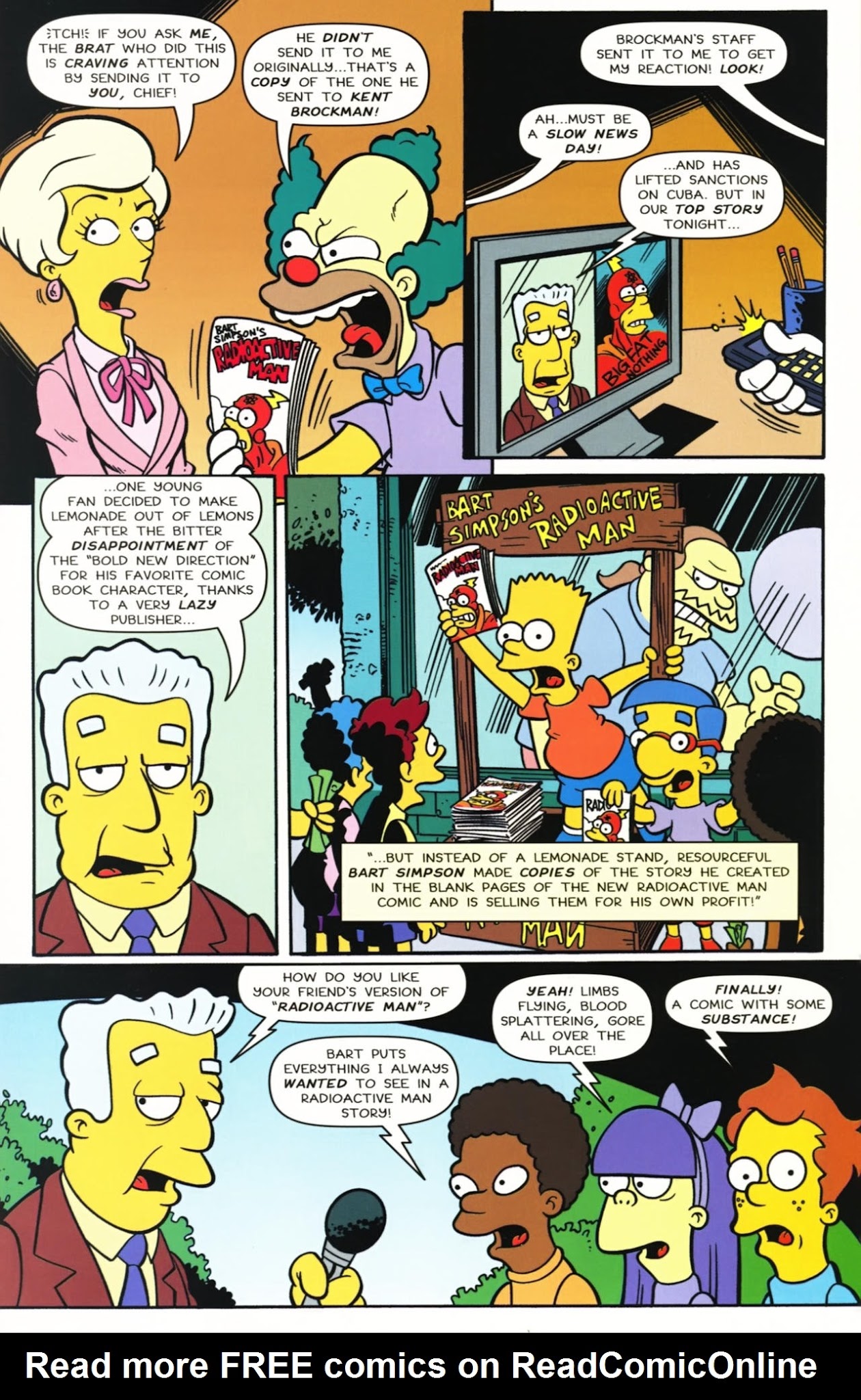 Read online Bongo Comics Presents Simpsons Super Spectacular comic -  Issue #9 - 27