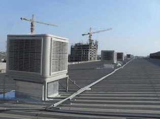 Nguyên lý giảm nhiệt độ của máy làm mát nhà xưởng