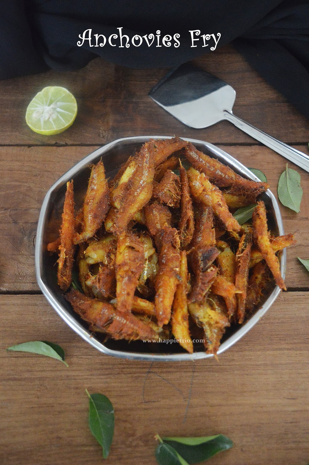 Anchovies Fish Fry Recipe Neethili Meen Varuval Cook with Sharmila