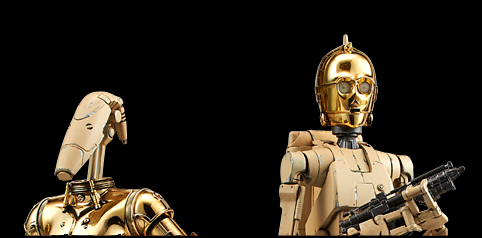 The Modelling News: Roger, roger! Bandai's new 1/12th scale Battle Droid  & S.T.A.P hover bike Preview…