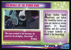 My Little Pony On Behalf of the Storm King MLP the Movie Trading Card