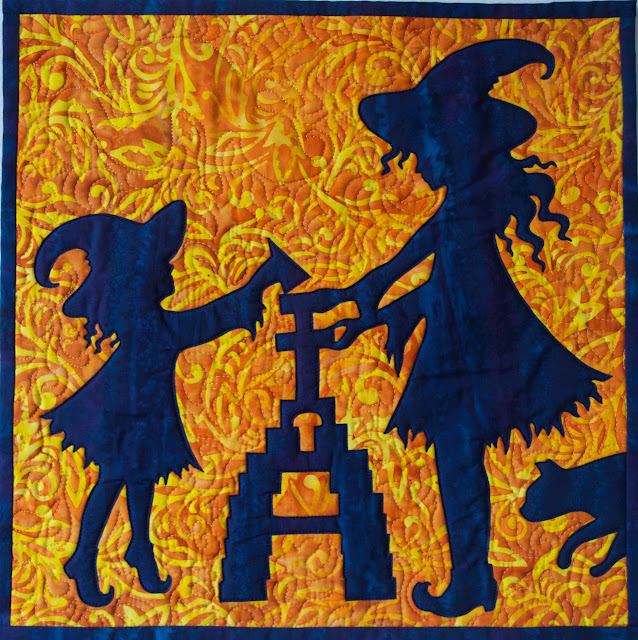 Halloween mini quilt