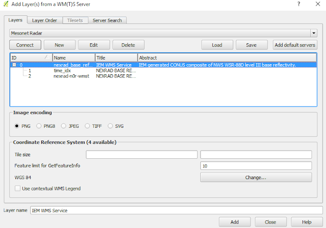 Add IEM radar data layer