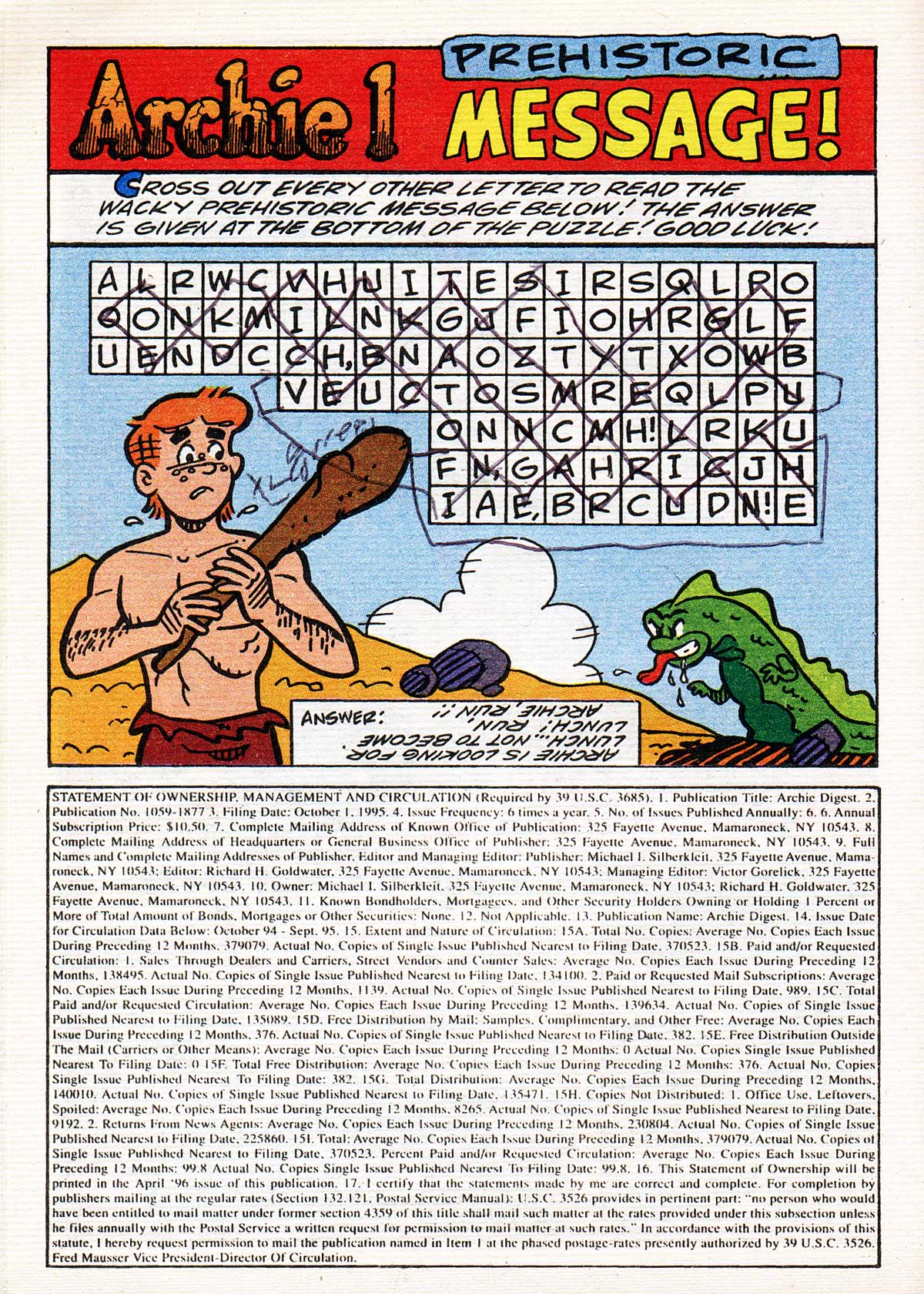 Read online Archie Digest Magazine comic -  Issue #140 - 50