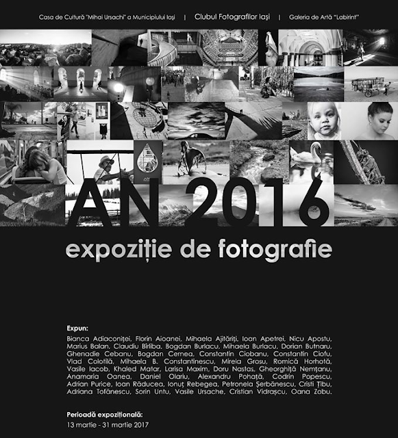 Afișul expoziției AN 2016 - Clubul Fotografilor Iași